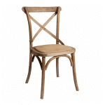 New - Cross back chairs. Contemporary chairs Oak. new furniture hire