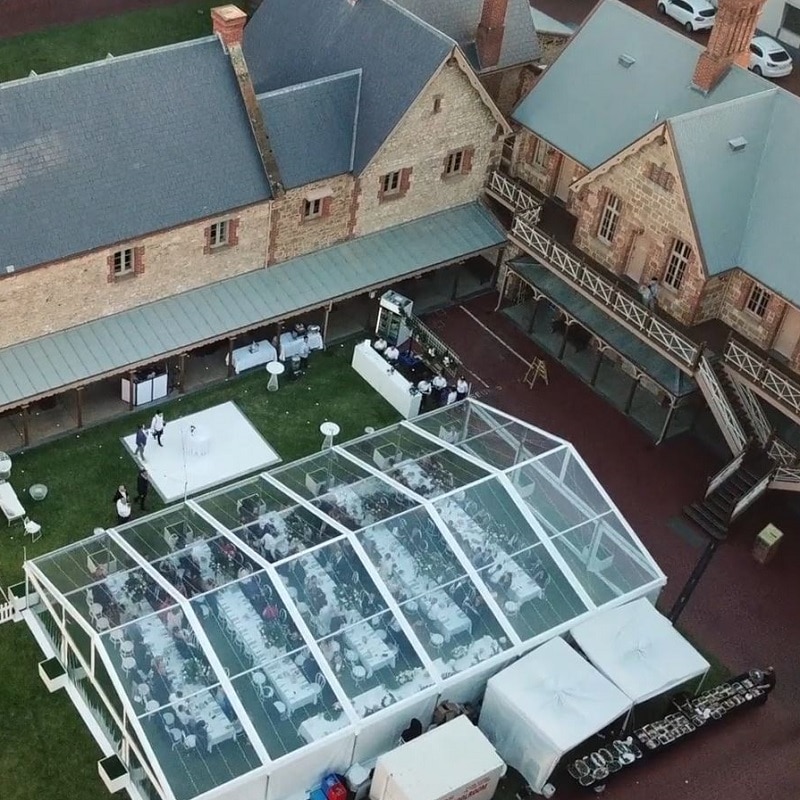 Pavilion Hire, Museum SA Marquee and Pavilion Hire For Weddings, Functions & Events Pavilion Hire Historic Museum white dance floor