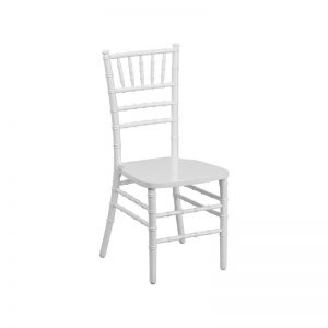 Chiavari chair white event hire