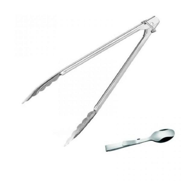 bbq tongs silver event hire