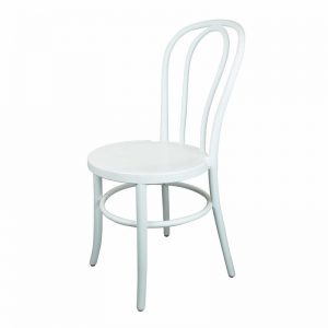 bentwood chair white event hire