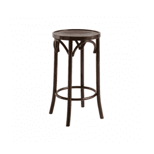 bentwood cocktail stool walnut chair hire