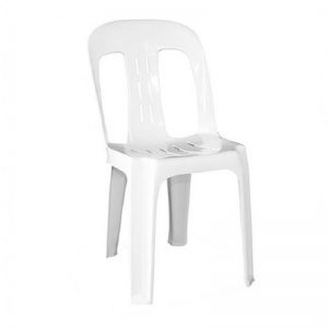 plastic bistro chair hire white