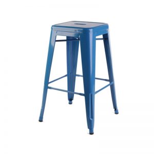 tolix bar stool dark blue event hire