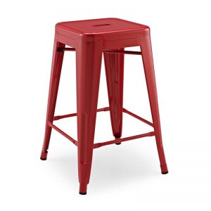 tolix bar stool red event hire