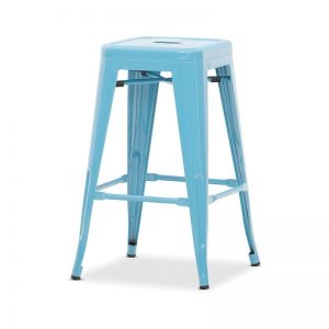 tolix bar stool light blue event hire