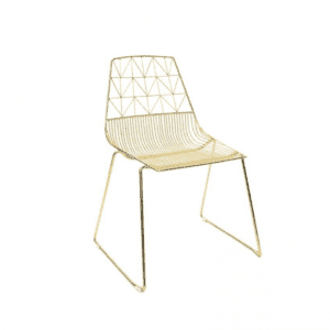 arrow chair gold event hire