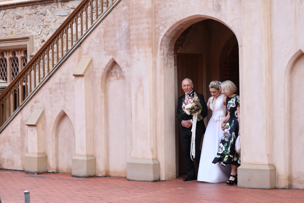 Wedding Hire Adelaide - SA Museum wedding, moving forward