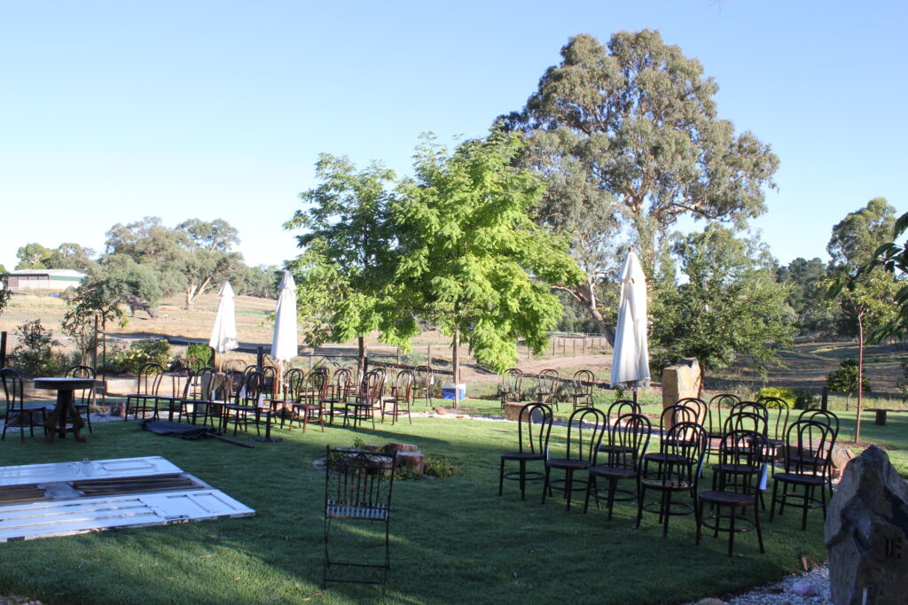 Party Hire Adelaide - rustic wedding ceremony