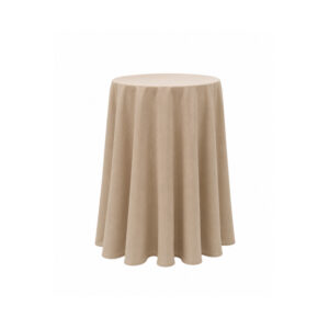 Cocktail hour table with elegant tablecloth available for hire in Adelaide, South Australia for weddings, corporate events and private functions.
